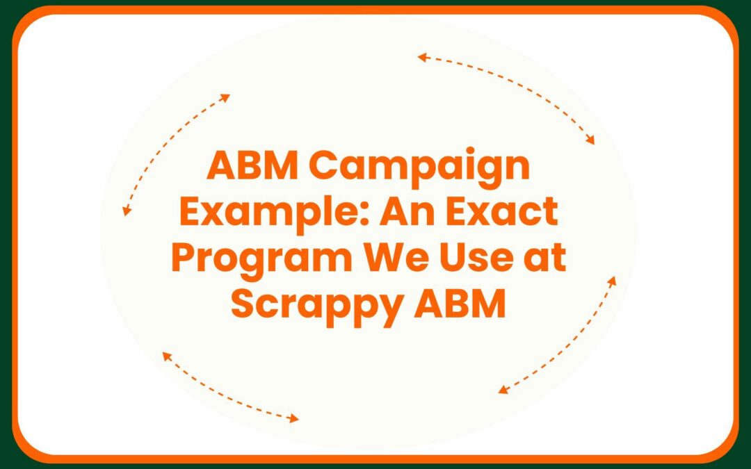 ABM Campaign Example: An Exact Program We Use at Scrappy ABM