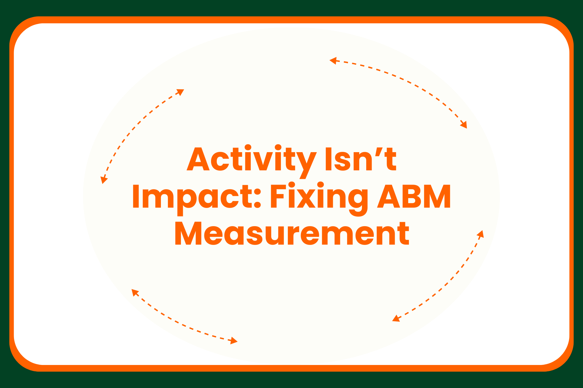 Activity Isn’t Impact: Fixing ABM Measurement