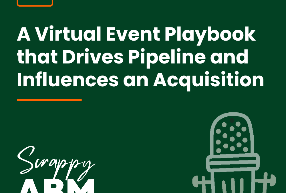 Episode 7 – A Virtual Event Playbook that Drives Pipeline and Influences an Acquisition