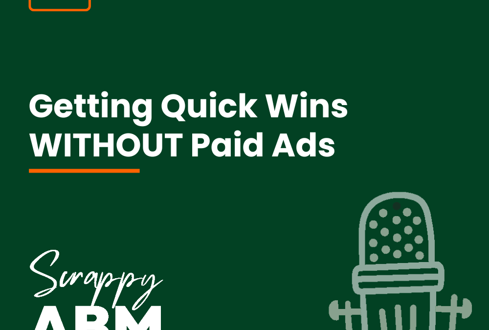 Episode 20 – Getting Quick Wins WITHOUT Paid Ads