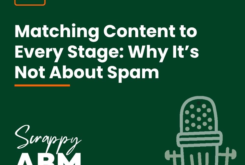 Episode 176 – Matching Content to Every Stage: Why It’s Not About Spam