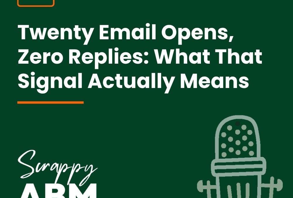 Ep. 271 – Twenty Email Opens, Zero Replies: What That Signal Actually Means